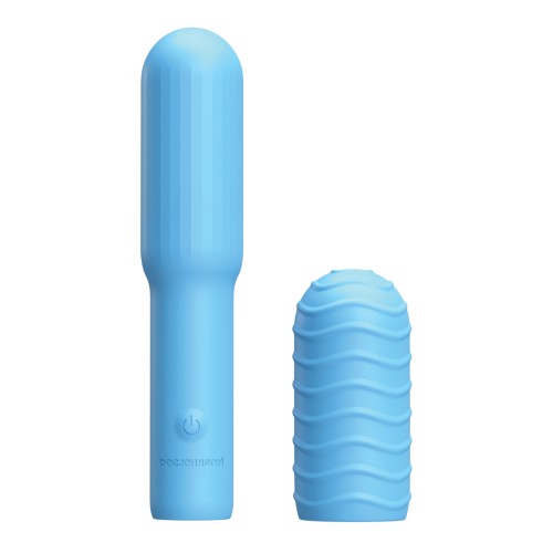 Pocket Rocket Elite Recargable Azul Cielo para Placer Intenso