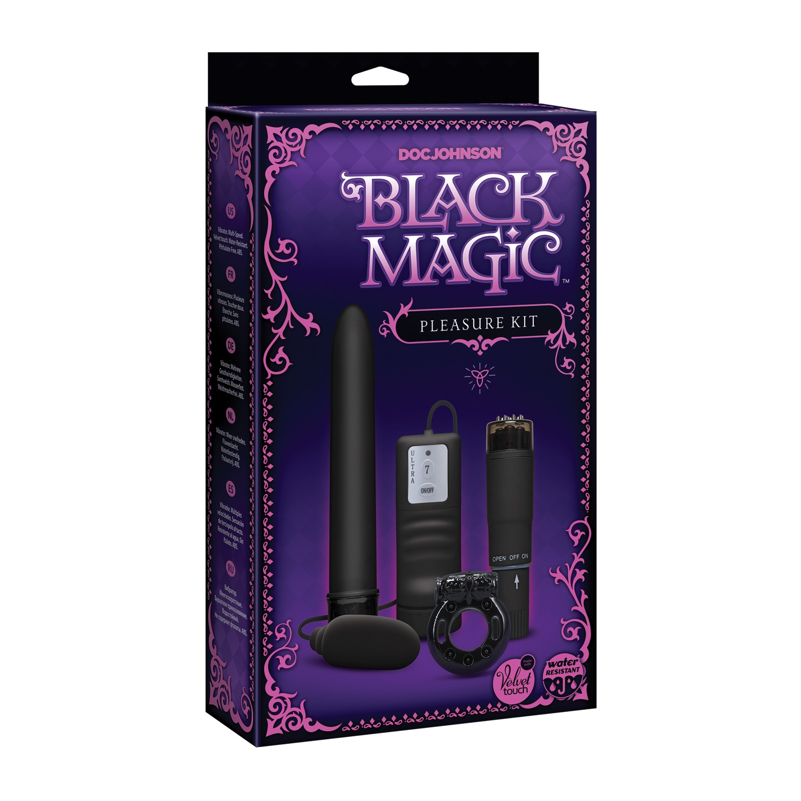 Kit de Placer Black Magic - Conjunto de Satisfacción Completa