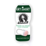 Stroker de Vagina Get Lucky Quickies con Relieves y Protuberancias