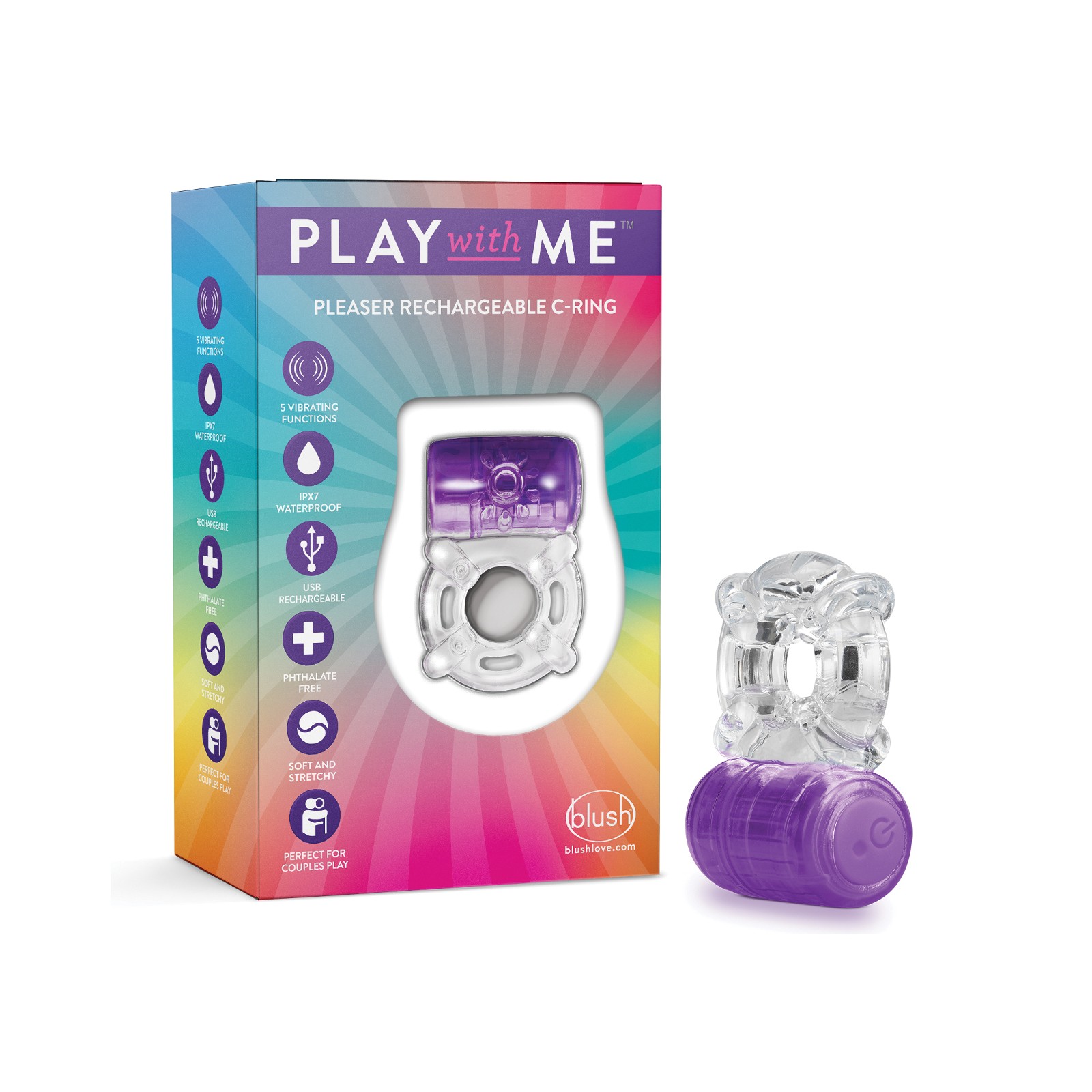 Blush Play Pleaser C Ring Purple