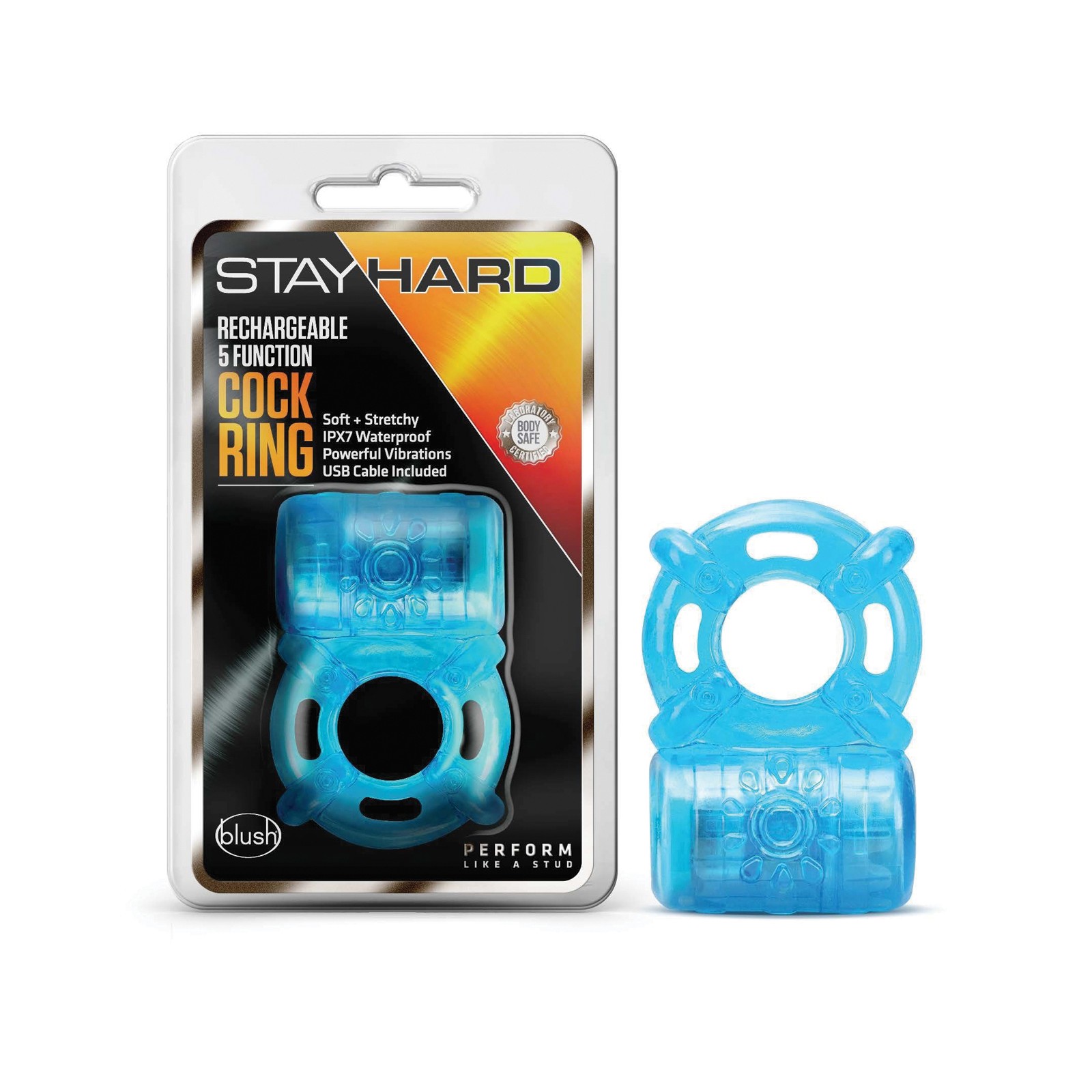 Anillo Vibrador Stay Hard Recargable para Placer Mejorado