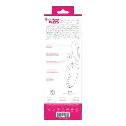 VeDO Thumper Bunny Rechargeable Vibrator - Pink