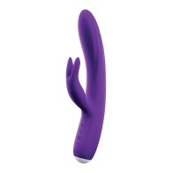 VeDO Thumper Bunny Vibrador Doble Recargable Púrpura Profundo