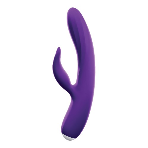 VeDO Thumper Bunny Vibrador Doble Recargable Púrpura Profundo