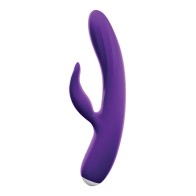 VeDO Thumper Bunny Vibrador Doble Recargable Púrpura Profundo