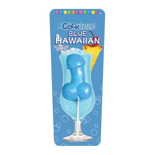 Chupete Sabor Cocteles - Blue Hawaiian Dulce de Fertilidad