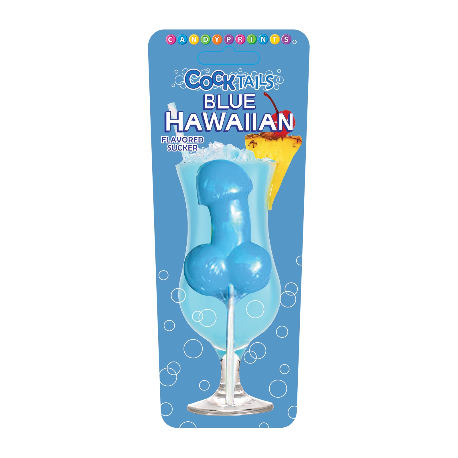 Chupete Sabor Cocteles - Blue Hawaiian Dulce de Fertilidad