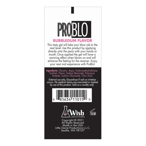 Pro Blo Oral Pleasure Gel Blueberry