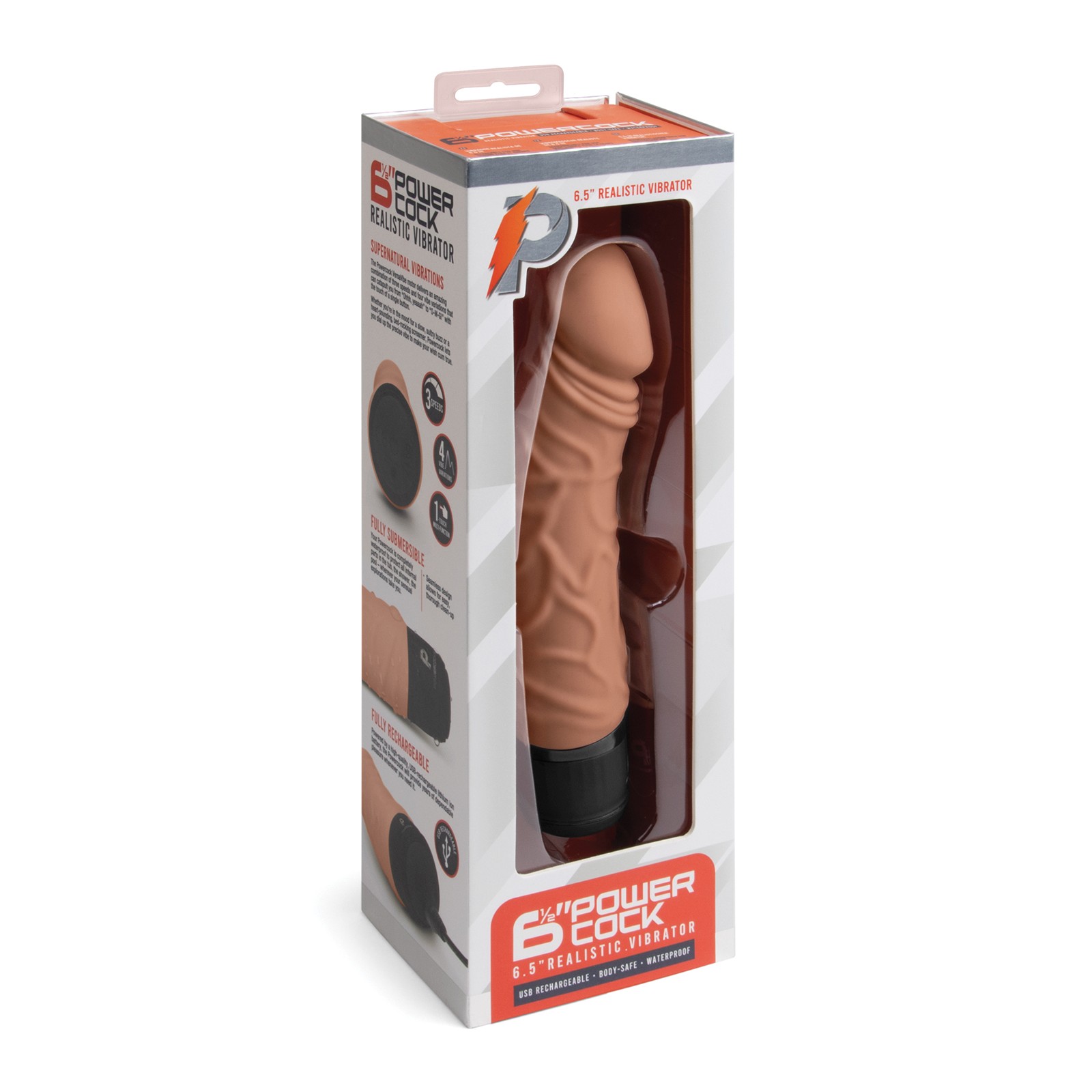 Realistic 6.5 Inch Powercocks Vibrator