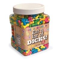 Eat a Jar of Dicks Fruit Candy Jar