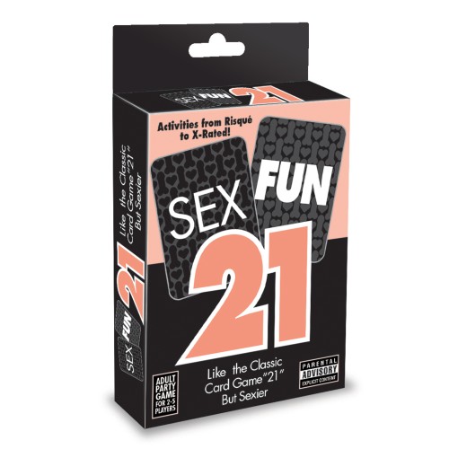 Sex Fun 21 Card Game for Couples