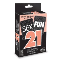 Sex Fun 21 Card Game for Couples