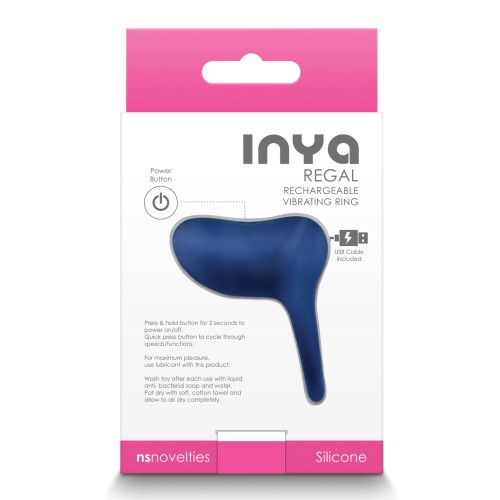 INYA Regal Vibrating Ring Blue