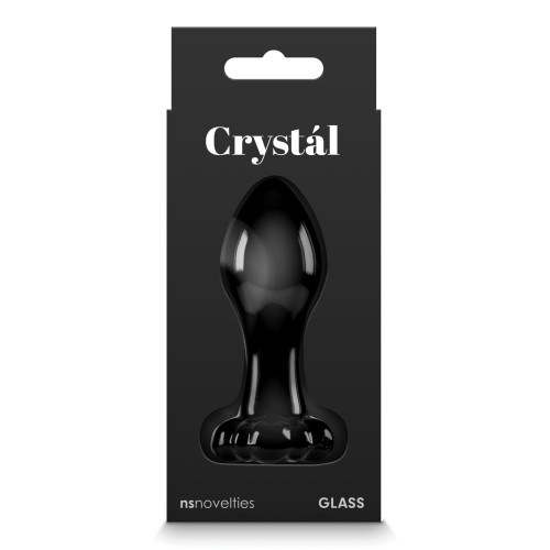 Buttplug Flor de Cristal Negro