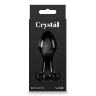 Buttplug Flor de Cristal Negro