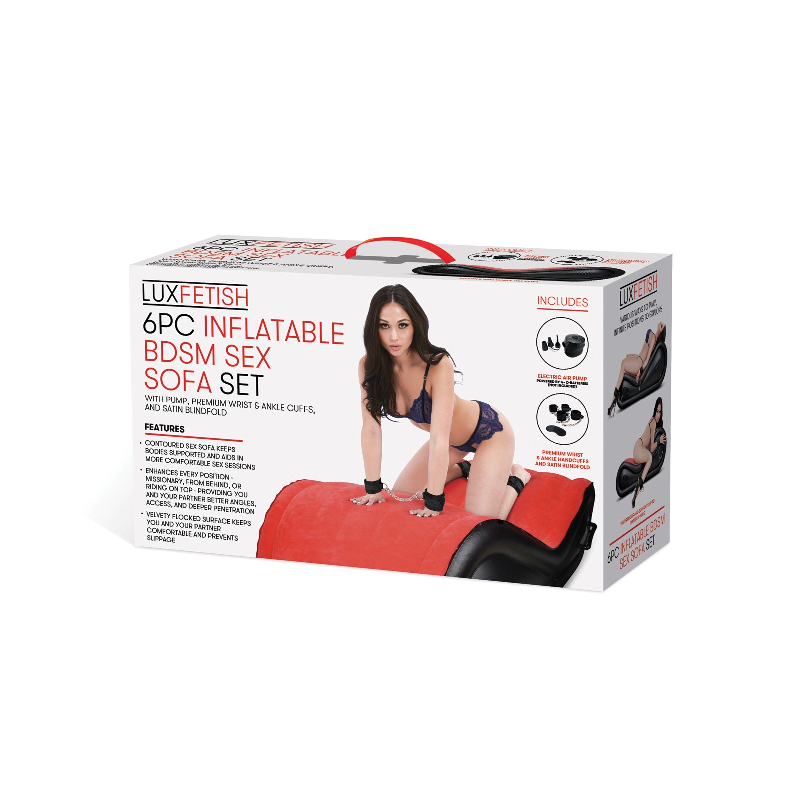 Lux Fetish 6 Piece Inflatable BDSM Sex Sofa Set