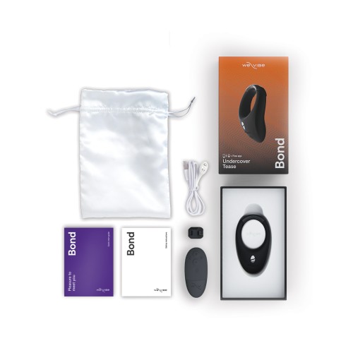 We-Vibe Bond Charcoal Black Wearable Ring - Intimate Enhancement