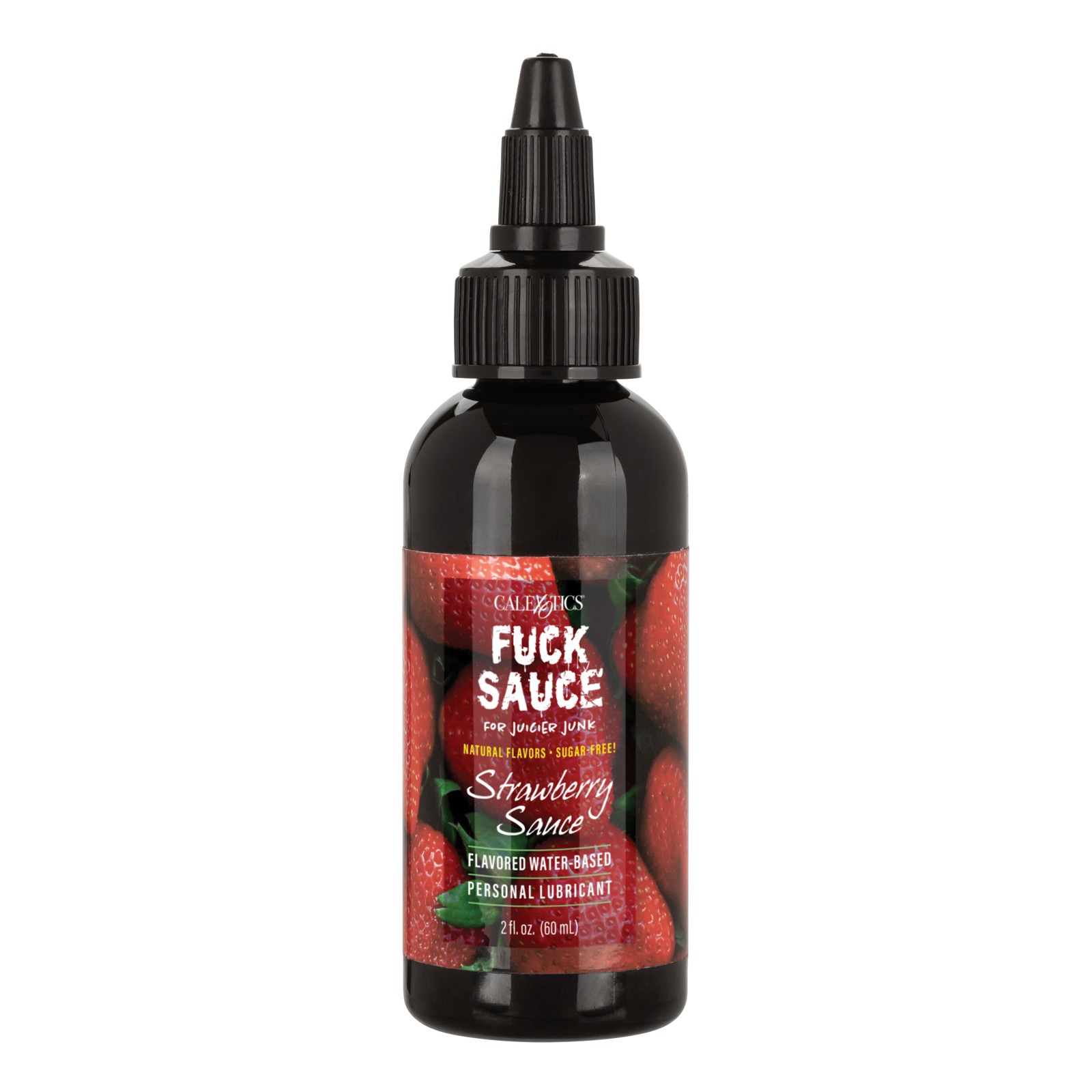 Fuck Sauce Strawberry Flavored Water-Based Lubricant - 2 oz