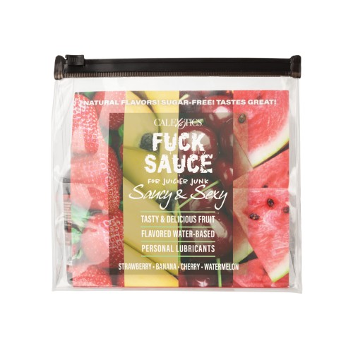 Fuck Sauce Flavored Personal Lubricant Variety Pack 4 Pack