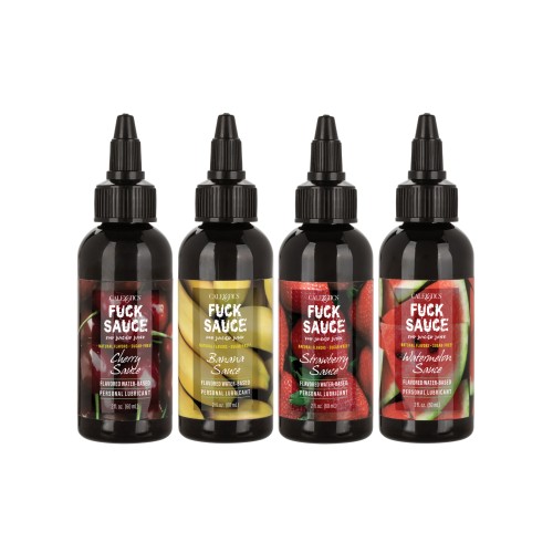 Paquete Variedad Lubricante Personal Sabor Fuck Sauce 4 Pack