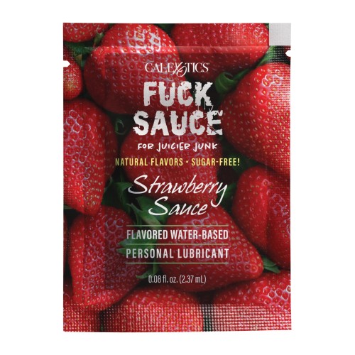 Lubricante Personal a Base de Agua con Sabor a Fresa Fuck Sauce