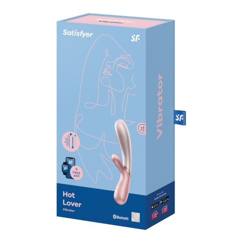 Satisfyer Hot Lover Estimulador Dual Calentador Rosa