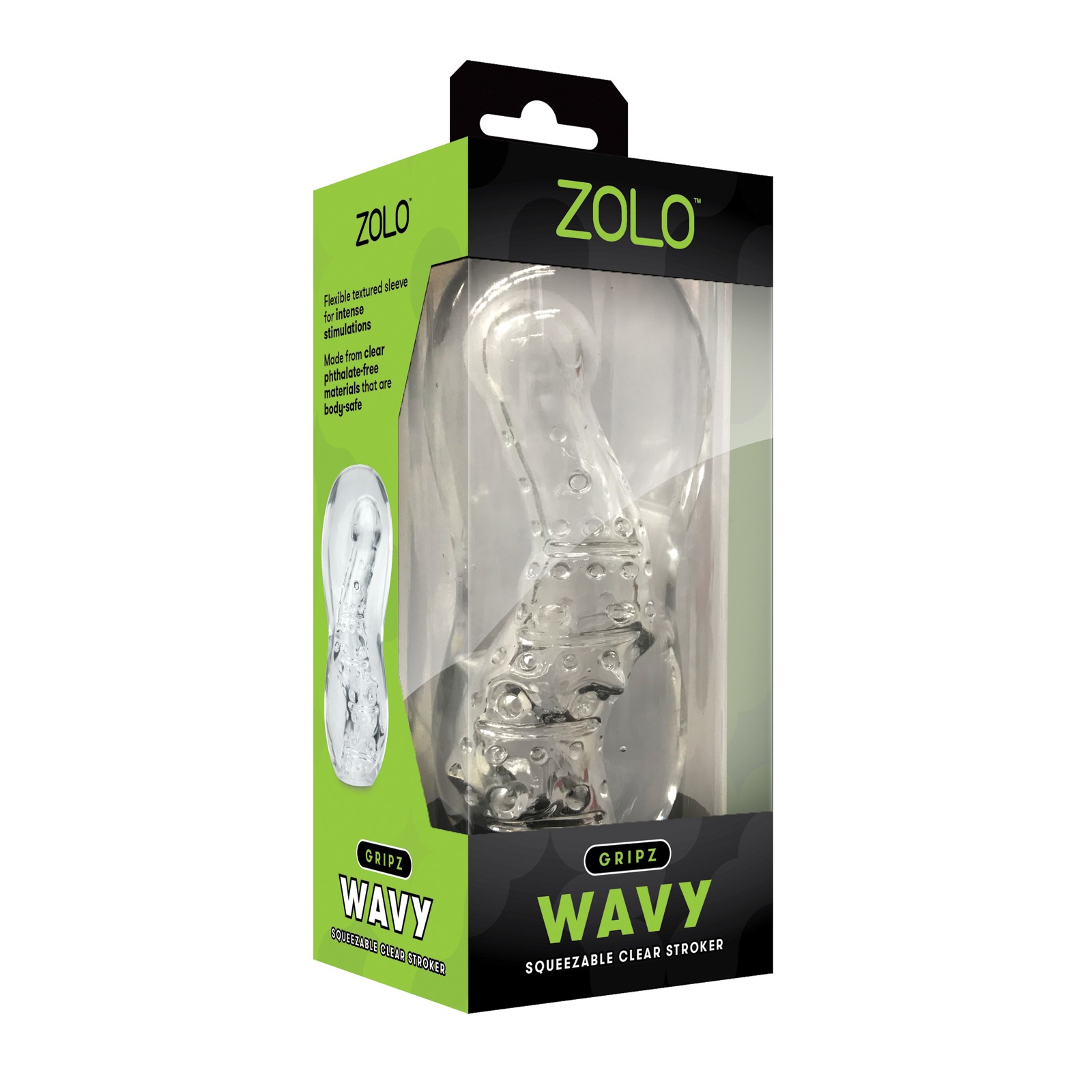 ZOLO Gripz Wavy Stroker for Intense Sensations