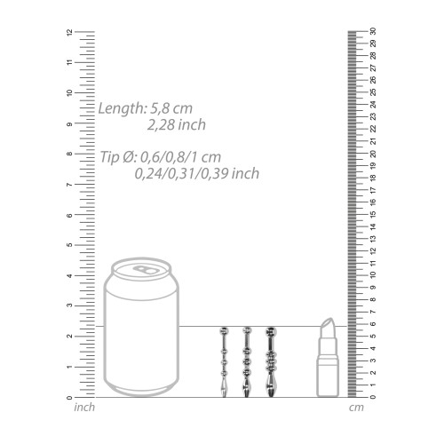 Shots Ouch Urethral Sounding Plug Set