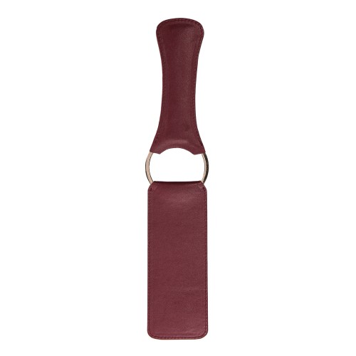 Paddle Ouch Halo Burdeos - Herramienta BDSM Elegante