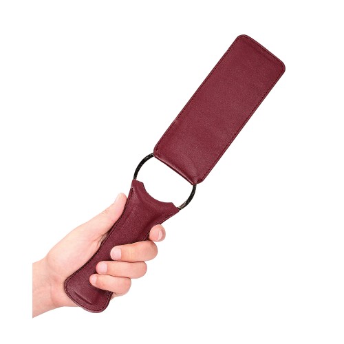 Shots Ouch Halo Paddle Burgundy - Elegant BDSM Tool