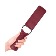 Shots Ouch Halo Paddle Burgundy - Elegant BDSM Tool