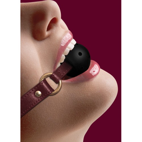 Ball Gag Transpirable Shots Ouch Halo para Juego BDSM