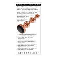 Gender X Gold Digger Large Plug