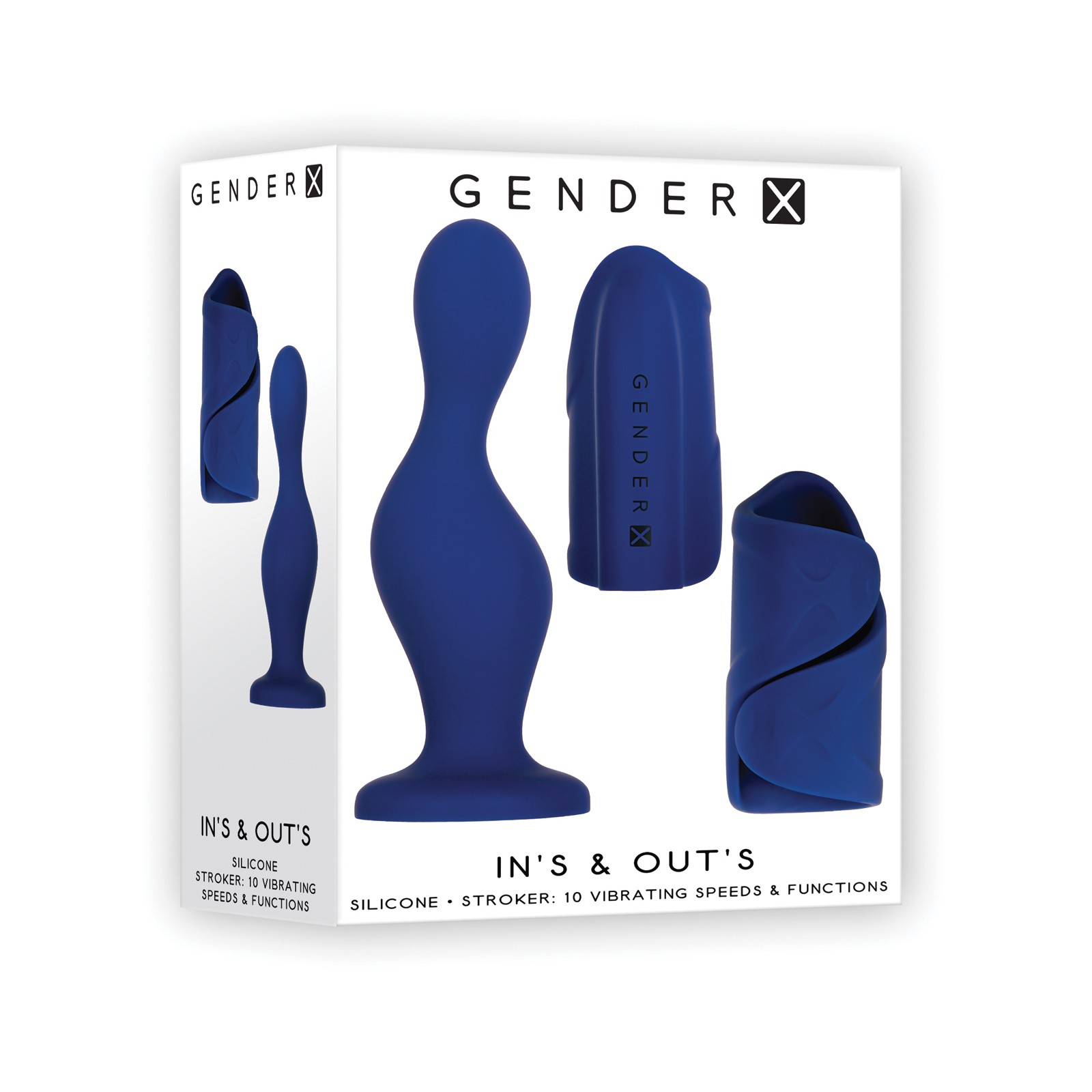 Gender X In's & Out's Blue Toy