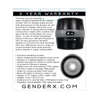 Gender X Barrel of Fun Dual End Vibrating Stroker