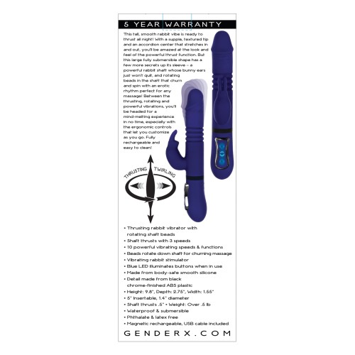 Gender X All in One Vibrator Purple