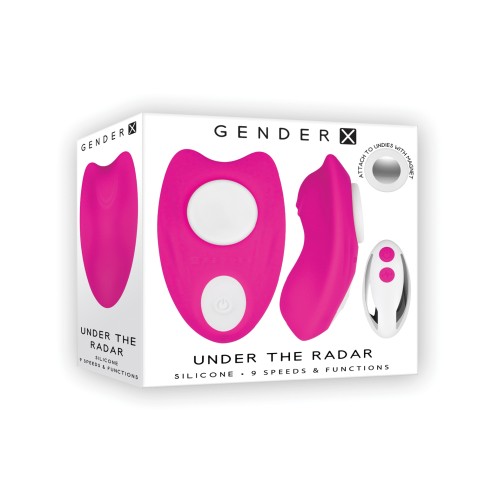 Vibrador Control Remoto Under the Radar en Rosa