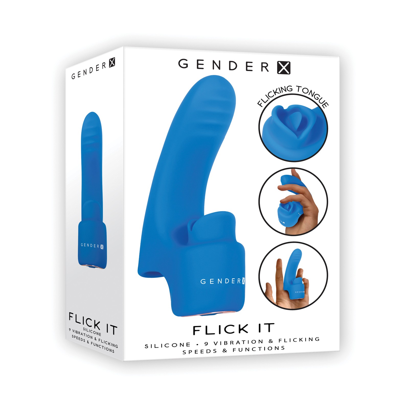 Gender X Flick It Azul - Juguete de Placer Ultimo