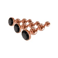 Gender X Gold Digger Set - Rose Gold/Black for Elegant Play