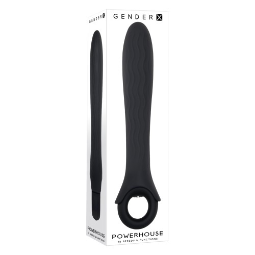 Gender X Powerhouse - Vibrador Recargable Negro