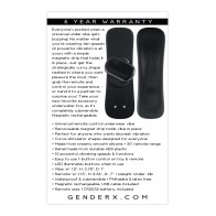 Universal Vibrator with Remote Control for Discreet Play