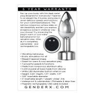 Gender X Rockin Metal Plug - Versatile Pleasure Tool