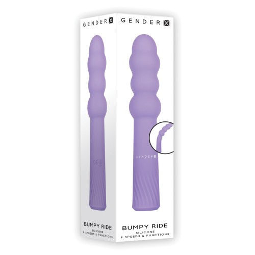 Gender X Bumpy Ride Vibrator with Multiple Speeds