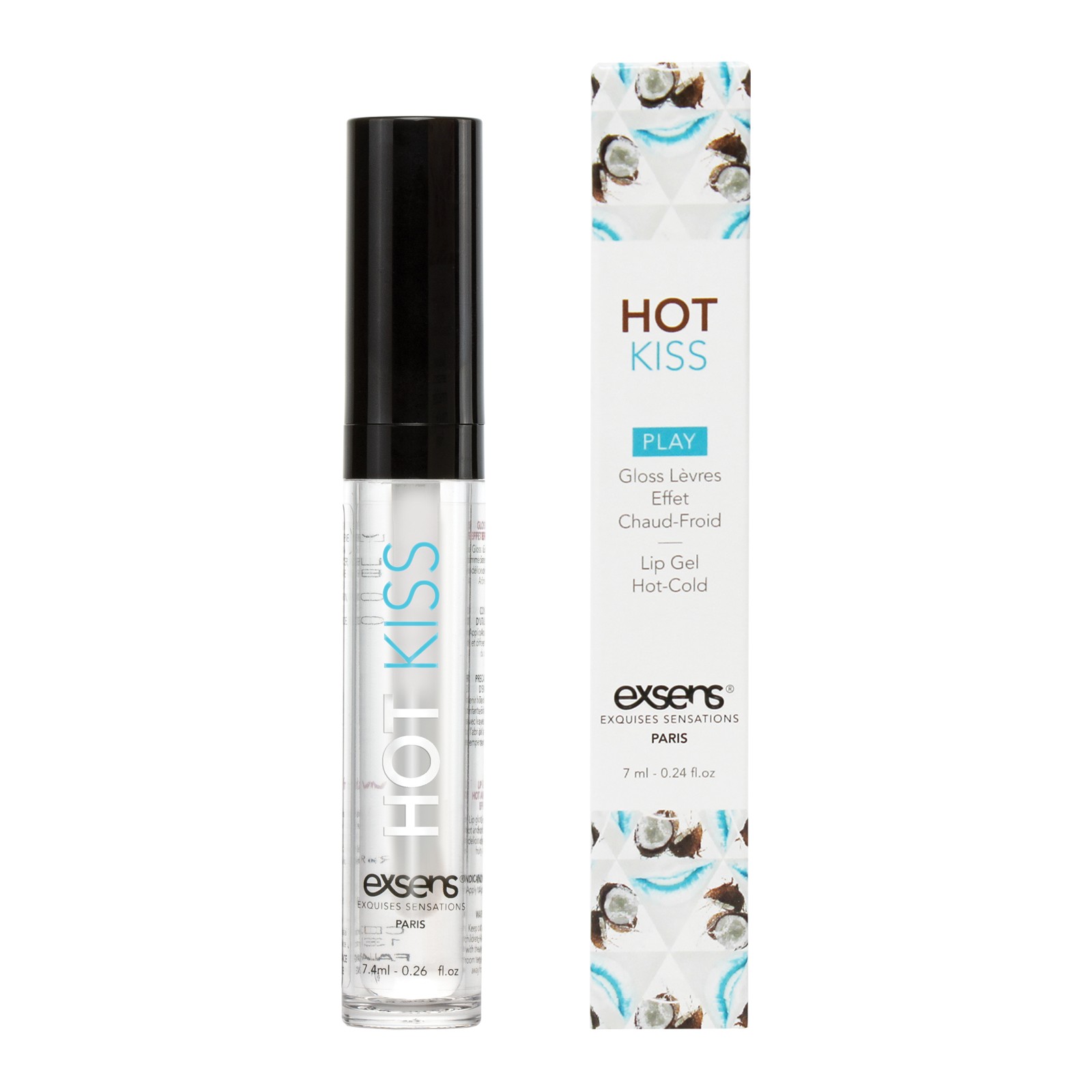 EXSENS of Paris Hot Kiss Lip Gloss Coconut