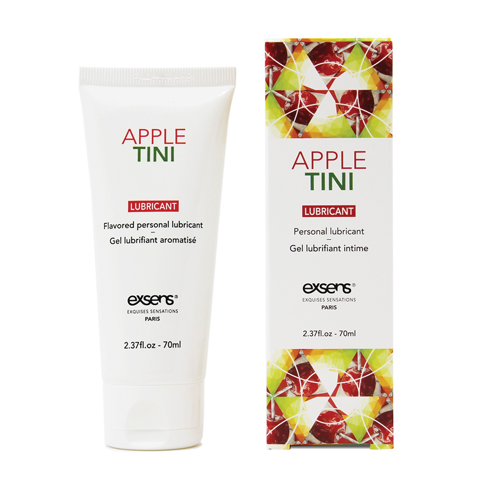 Lubricante a Base de Agua Sabor Appletini EXSENS