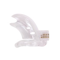 MALESATION Clear Chastity Cage for Ultimate Restraint