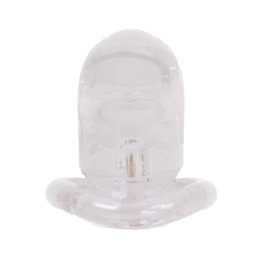 MALESATION Clear Chastity Cage for Ultimate Restraint