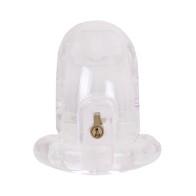 MALESATION Clear Chastity Cage for Ultimate Restraint