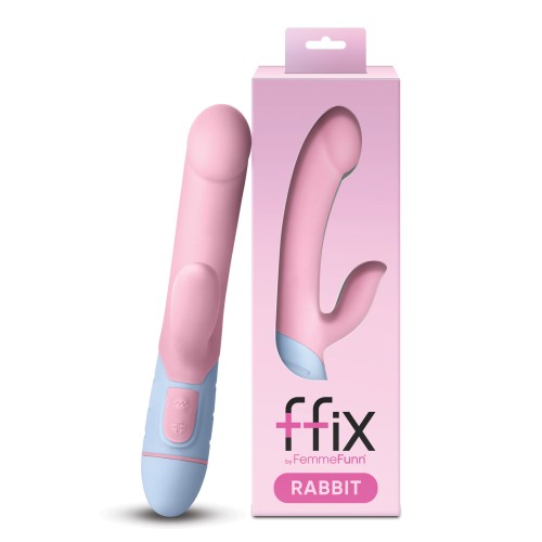 Vibrador Femme Funn Ffix Conejo Rosa/Azul