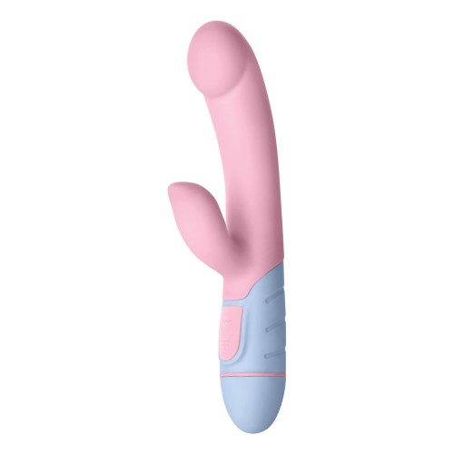 Vibrador Femme Funn Ffix Conejo Rosa/Azul